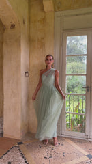 Talissa Tulle Maxi Dress - Sage