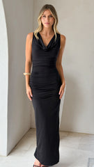 Lolita Maxi Dress - Black