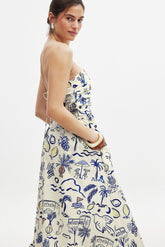 Bandeau Tie Back Dress