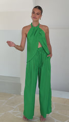 Melinda Halter Top - Green