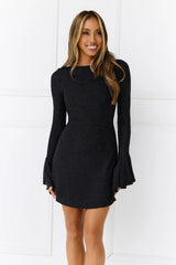 Without Limits Mesh Mini Dress Black