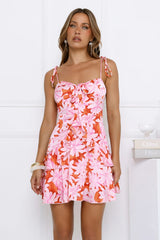 Soft But Spicy Mini Dress Red