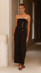 Payton Strapless Top - Black