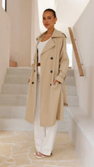 Samara Trench Coat - Beige
