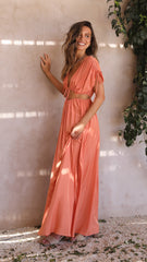 Marilyn Maxi Dress - Tangerine