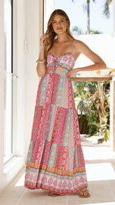 Bambi Maxi Dress - Cedella Print