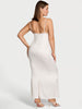Satin Sparkle Draped Maxi Slip