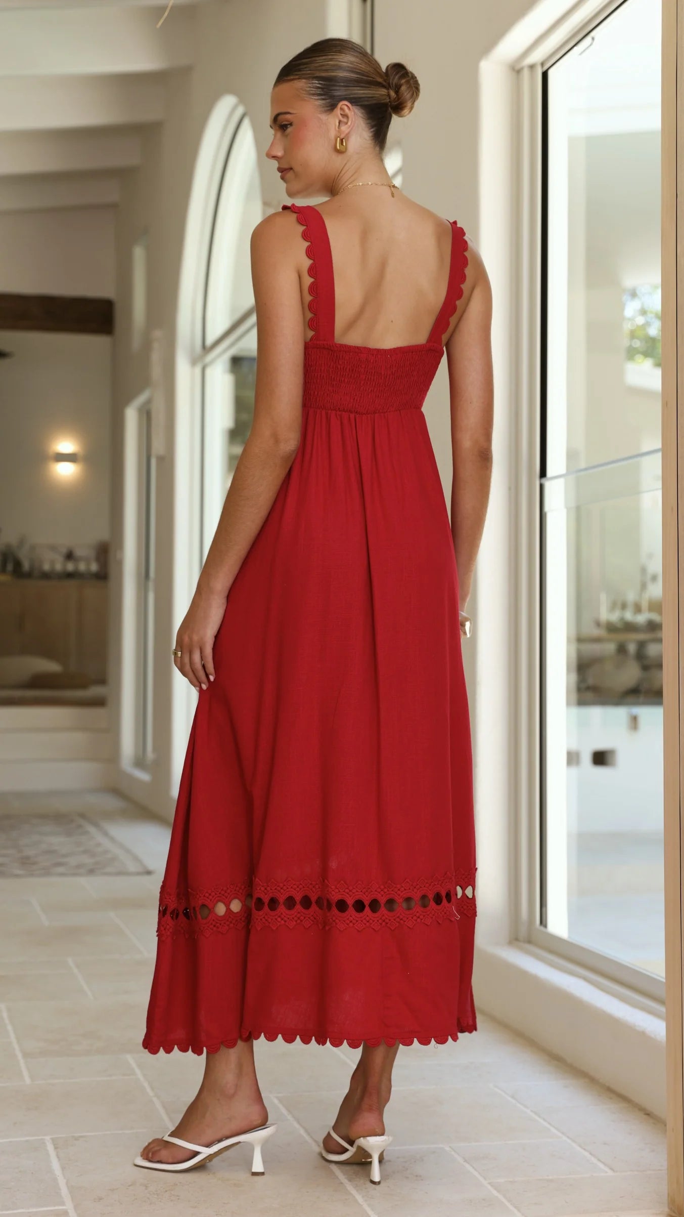 Libbie Maxi Dress - Red