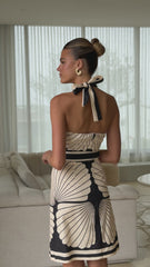 Raynara Halter Mini Dress - Palm Canyon