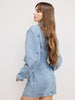 Barrel Long Sleeve Mini Dress