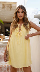 Sahara Mini Dress - Yellow