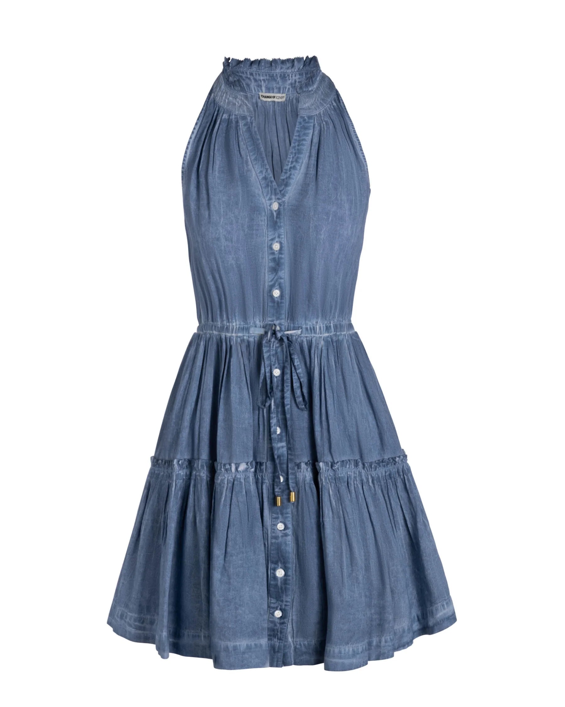 Charlotte Dress In Stonewash