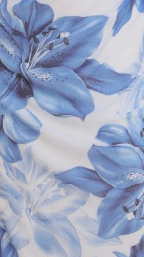 Ellita Maxi Dress - Blue Floral