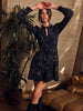 Lucien Collared V-Neck Mini Dress