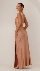 Victoria Maxi Dress - Clay