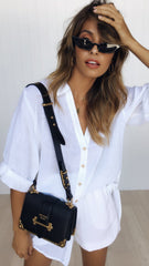 Vesper Short Sleeve Top - White