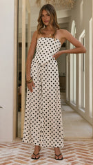 Jordin Scarf Top - Polka Dot
