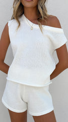 Robin Off Shoulder Top - White