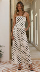 Jordin Scarf Top - Polka Dot
