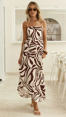 Jaylene Maxi Dress - Luna Mocha