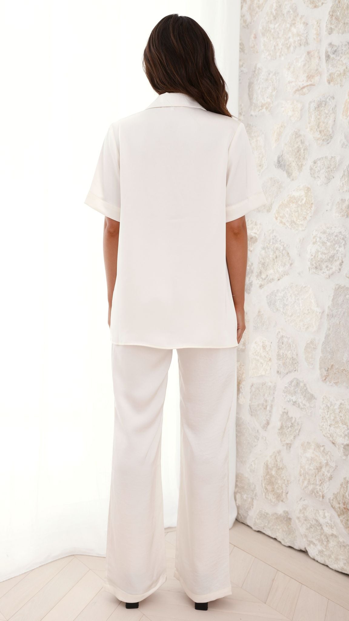 Imogen Button Shirt - Cream