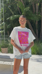 Seashell Lover Tee - White