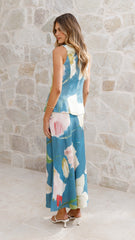 Nicole Maxi Skirt - Blue Orchid
