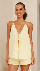 Octavia Top - Lemon