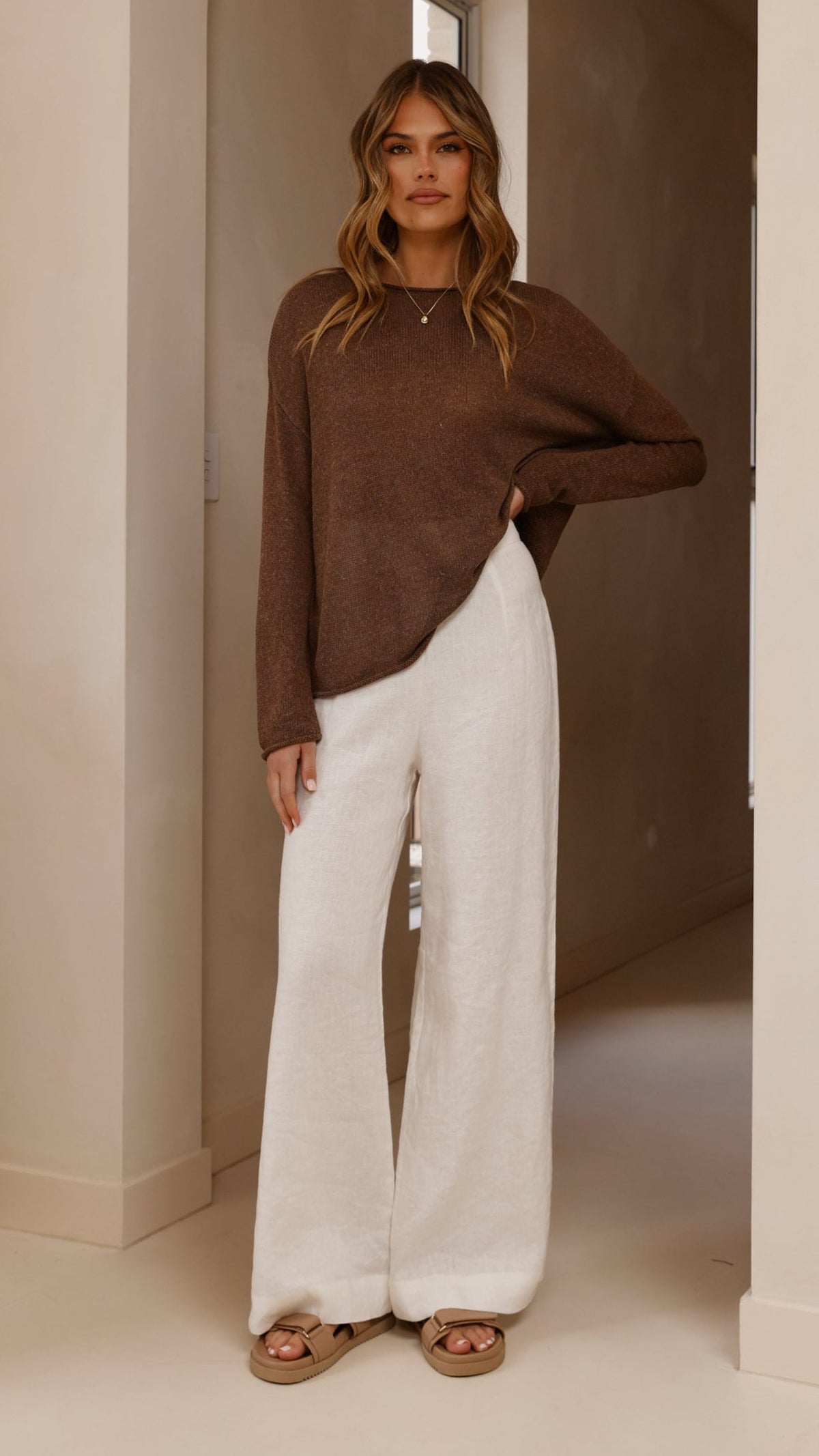 Lakoa Knit Top - Mocha