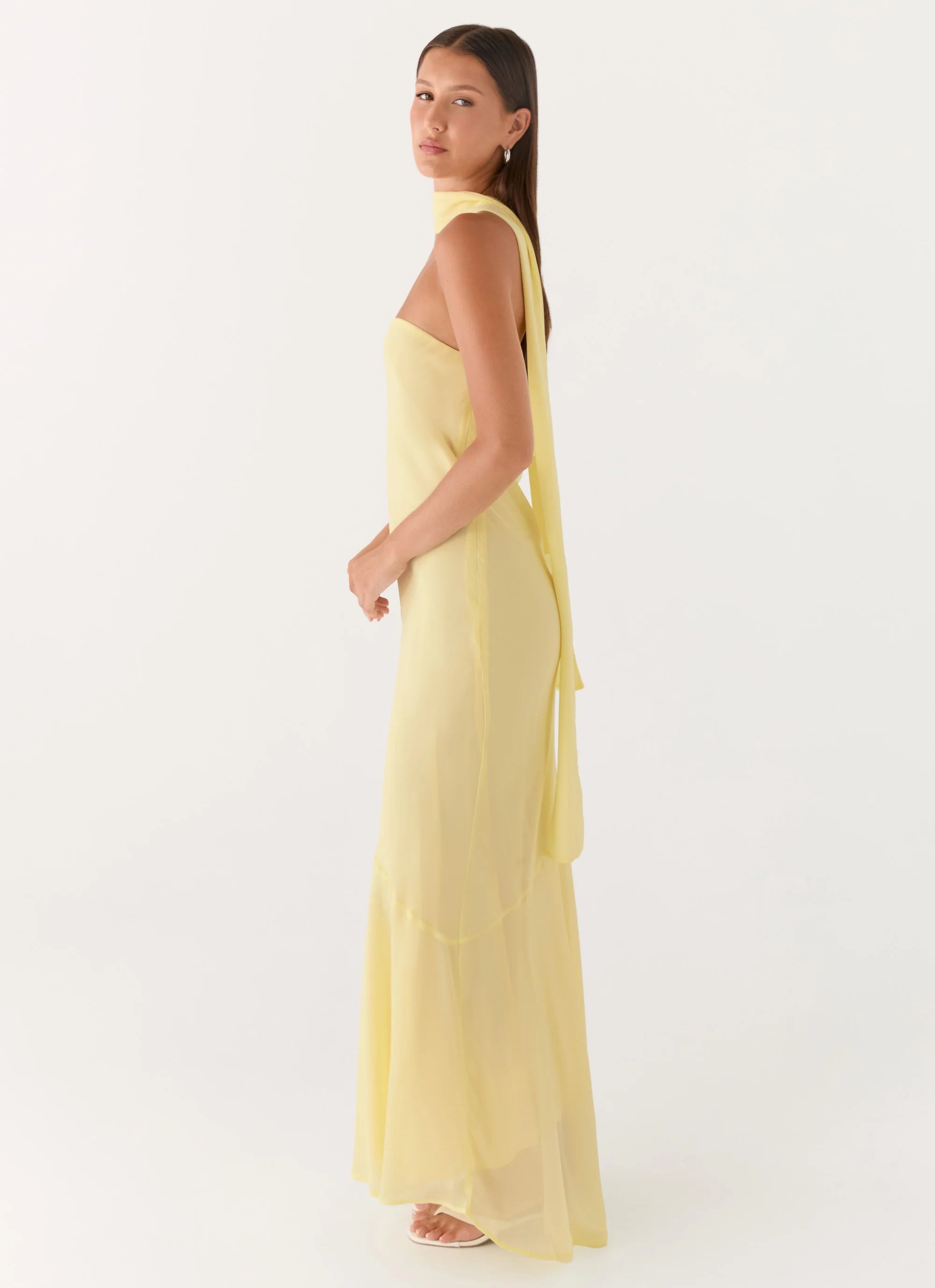 Under The Pagoda Maxi Dress - Yellow