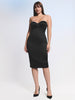 SoSleek™ Balconette Midi Slip Dress
