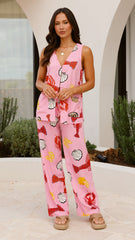 Talira Pants - Shell Lover Print