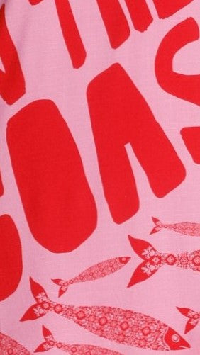 Kerra Top - Pink/Red Tide