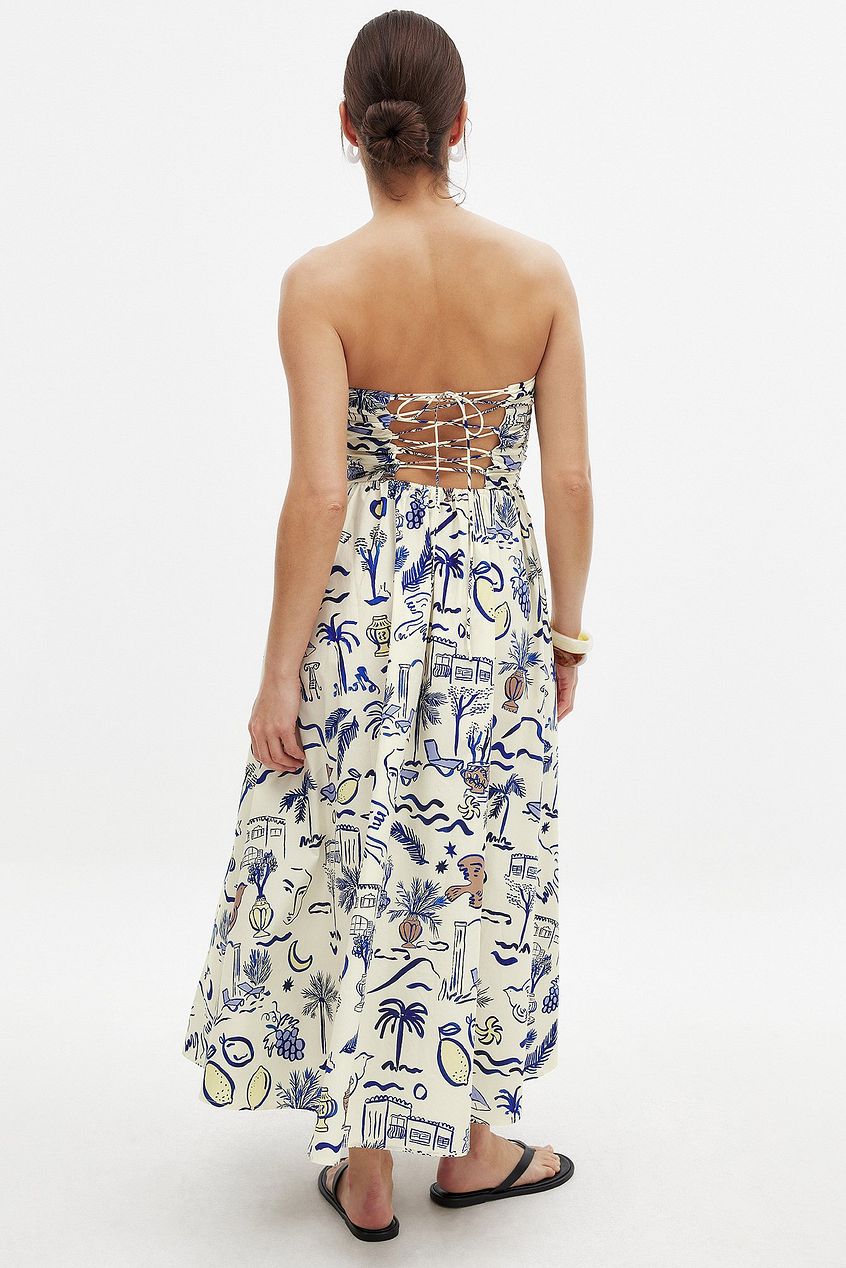 Bandeau Tie Back Dress