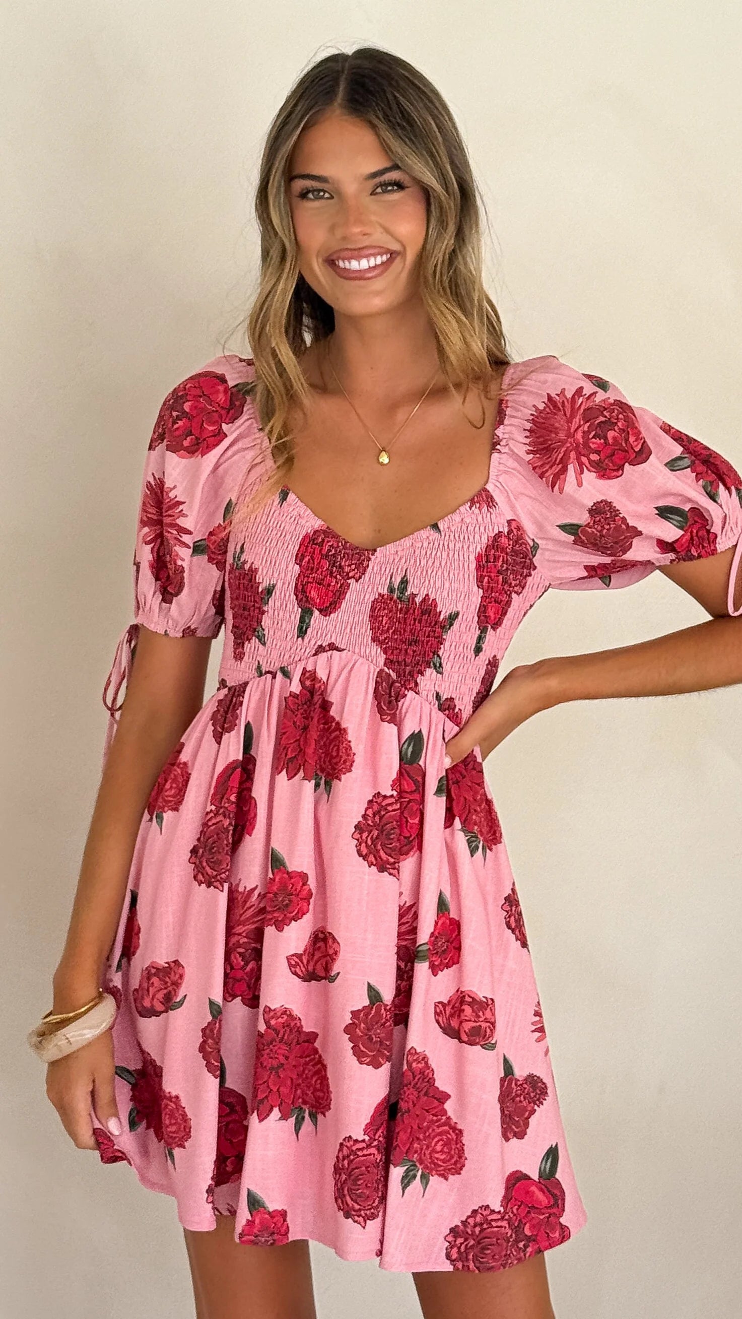 Tammy Mini Dress - Dahlia Rouge