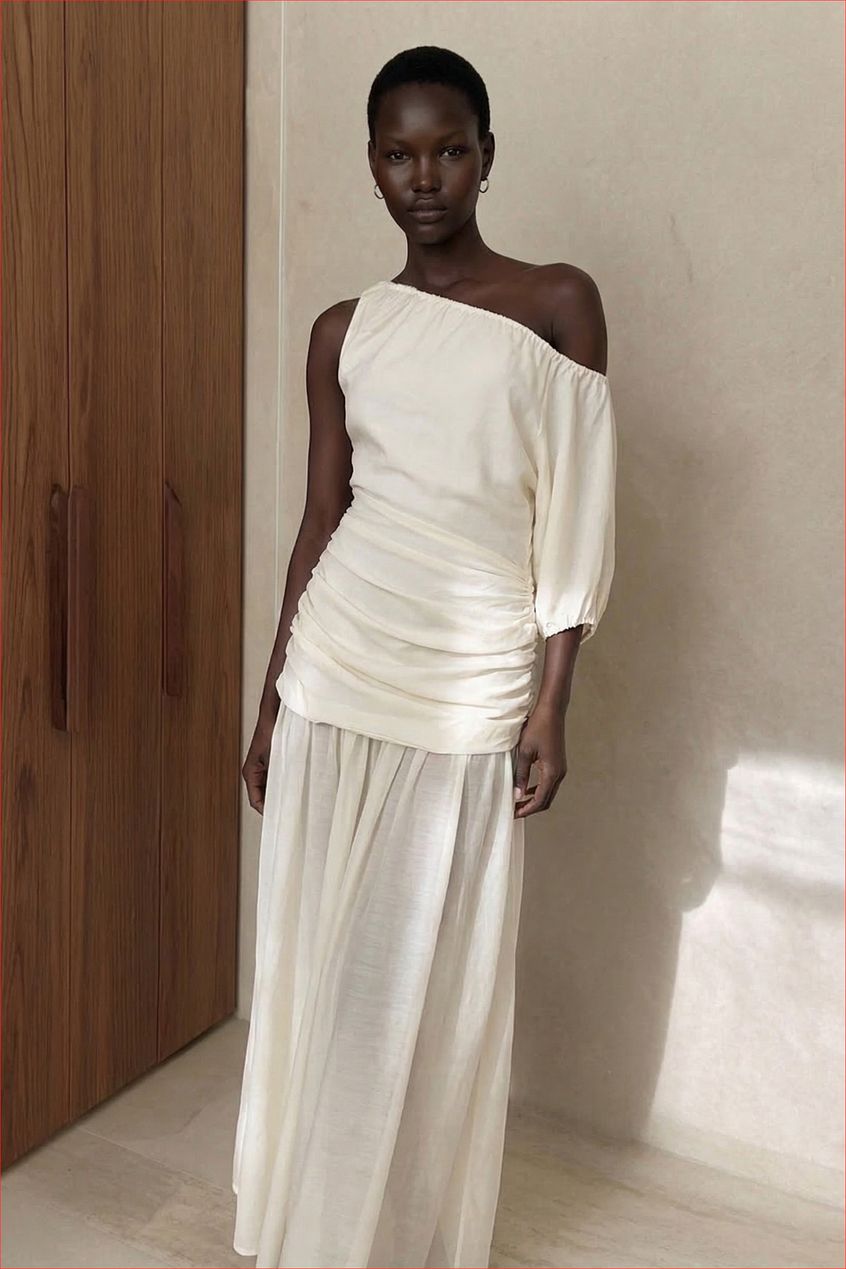 Draped Maxi Dress