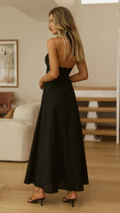 Skye Maxi Dress - Black