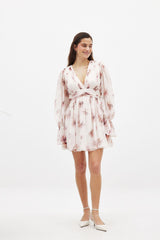 Marked Waist Mini Dress
