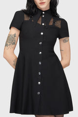 Jovana Collar & Ring Dress