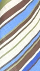 Karina Strapless Mini Dress - Blue/Khaki Stripe