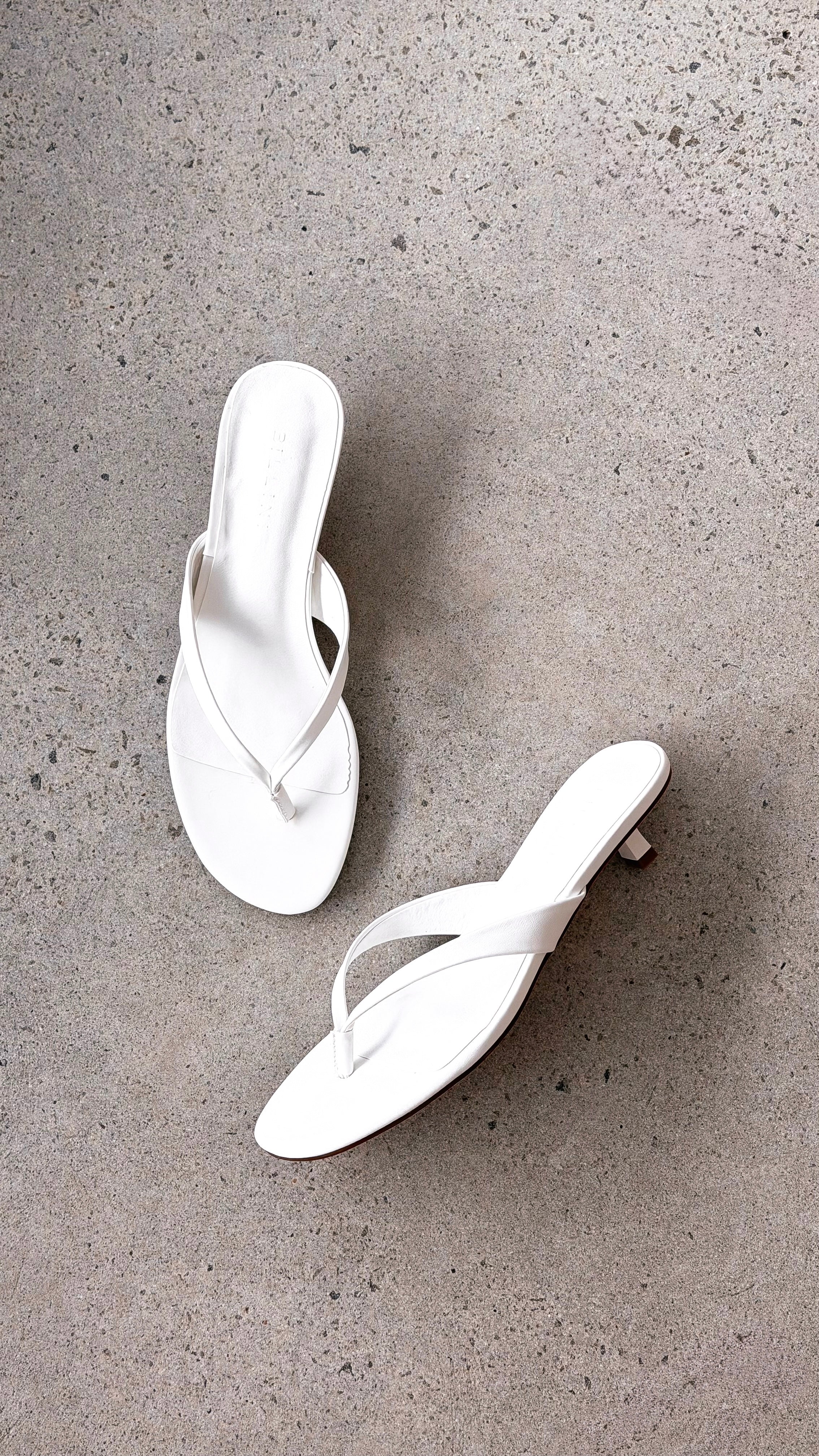 Corri Heel - White