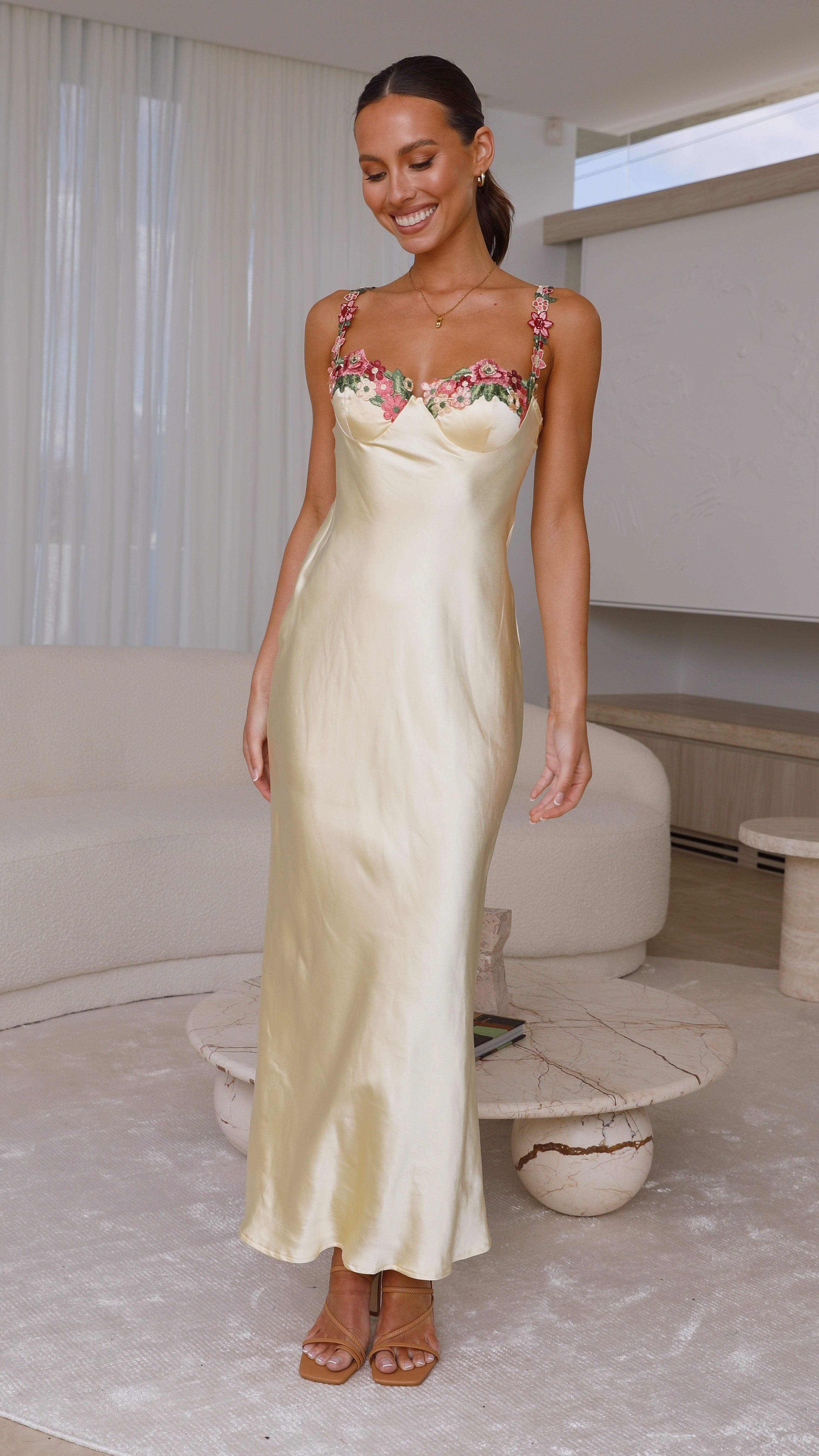 Aurora Maxi Dress - Yellow