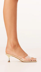 Topaz Heel - Natural Raffia