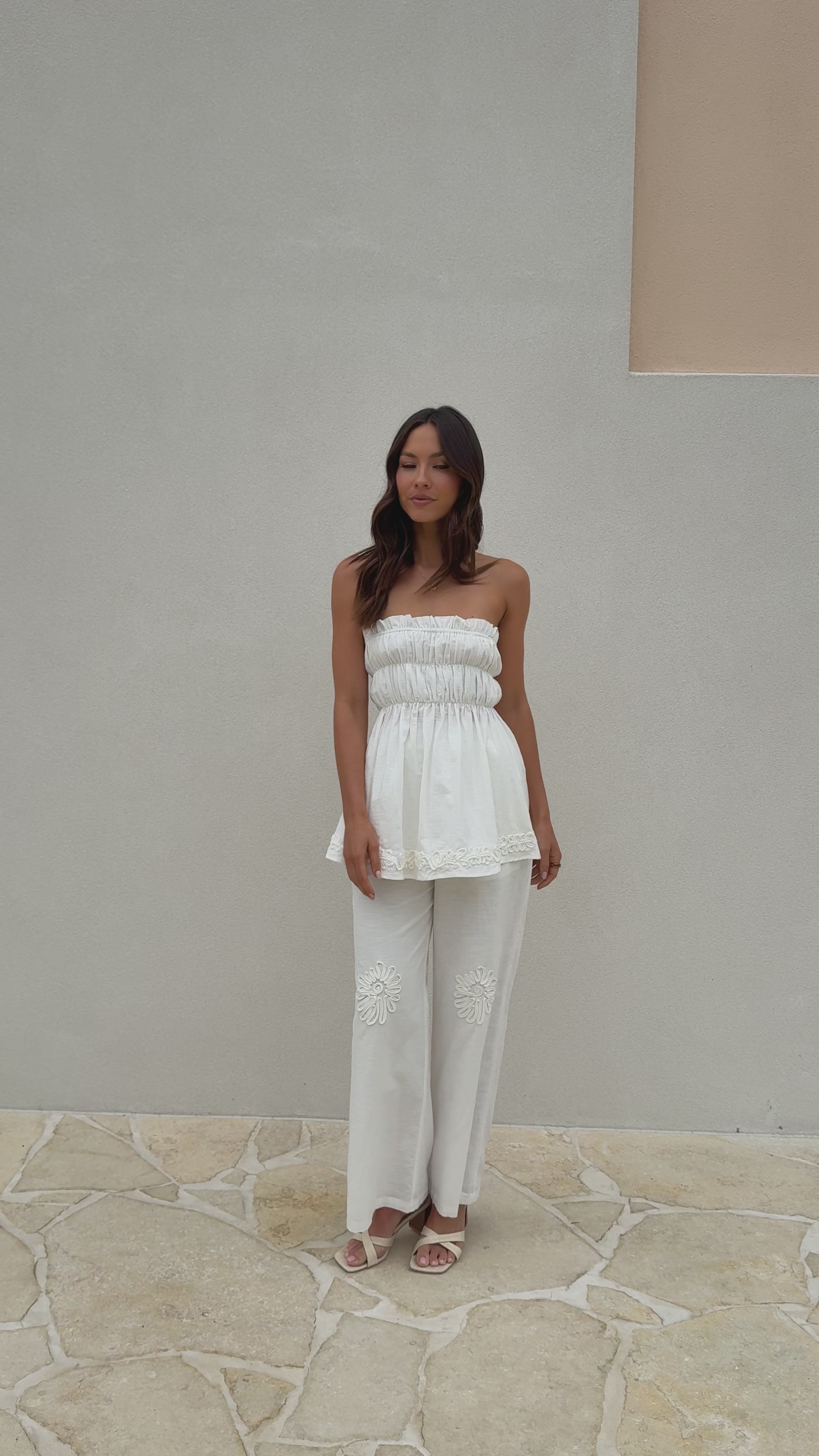 Ines Pants - White