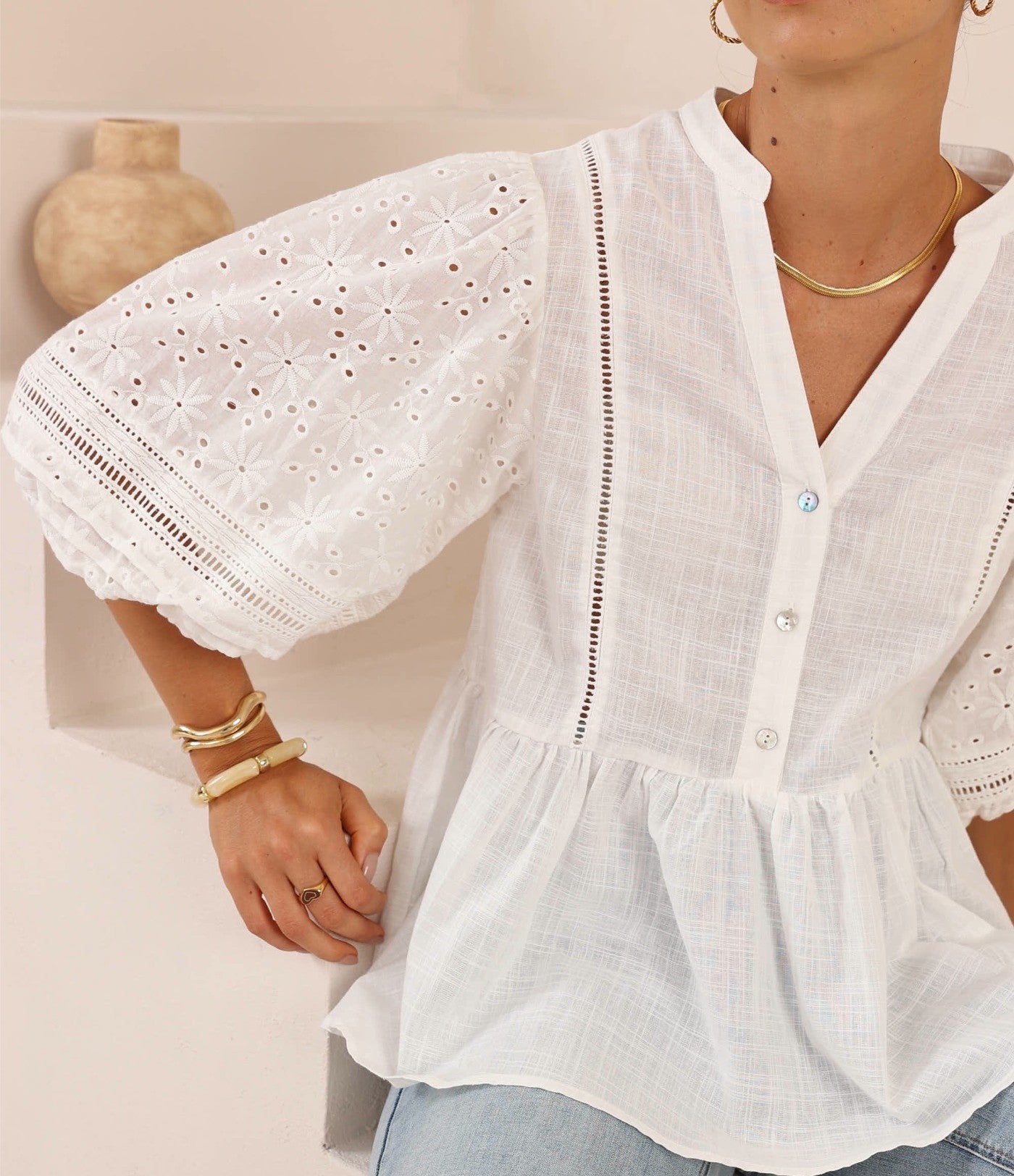 Winslet Top - White