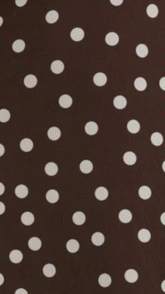 Cassara Maxi Dress - Chocolate / White Polka Dot