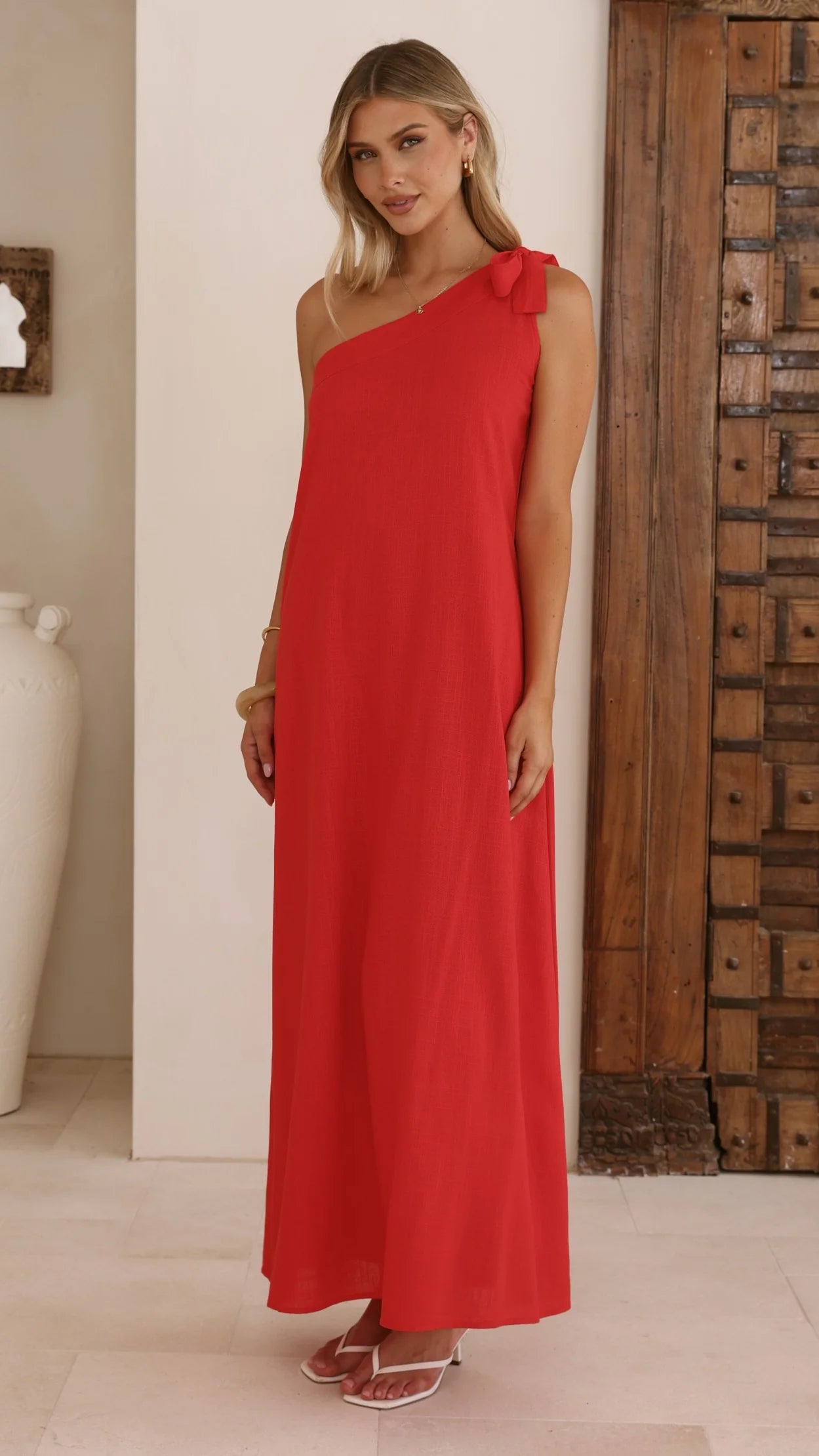 Hallie Maxi Dress - Red
