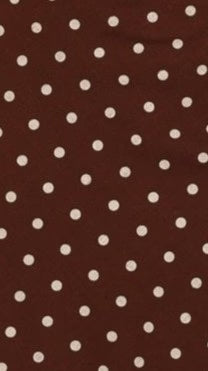 Benni Asymmetric Mini Dress - Chocolate/Nude Spot