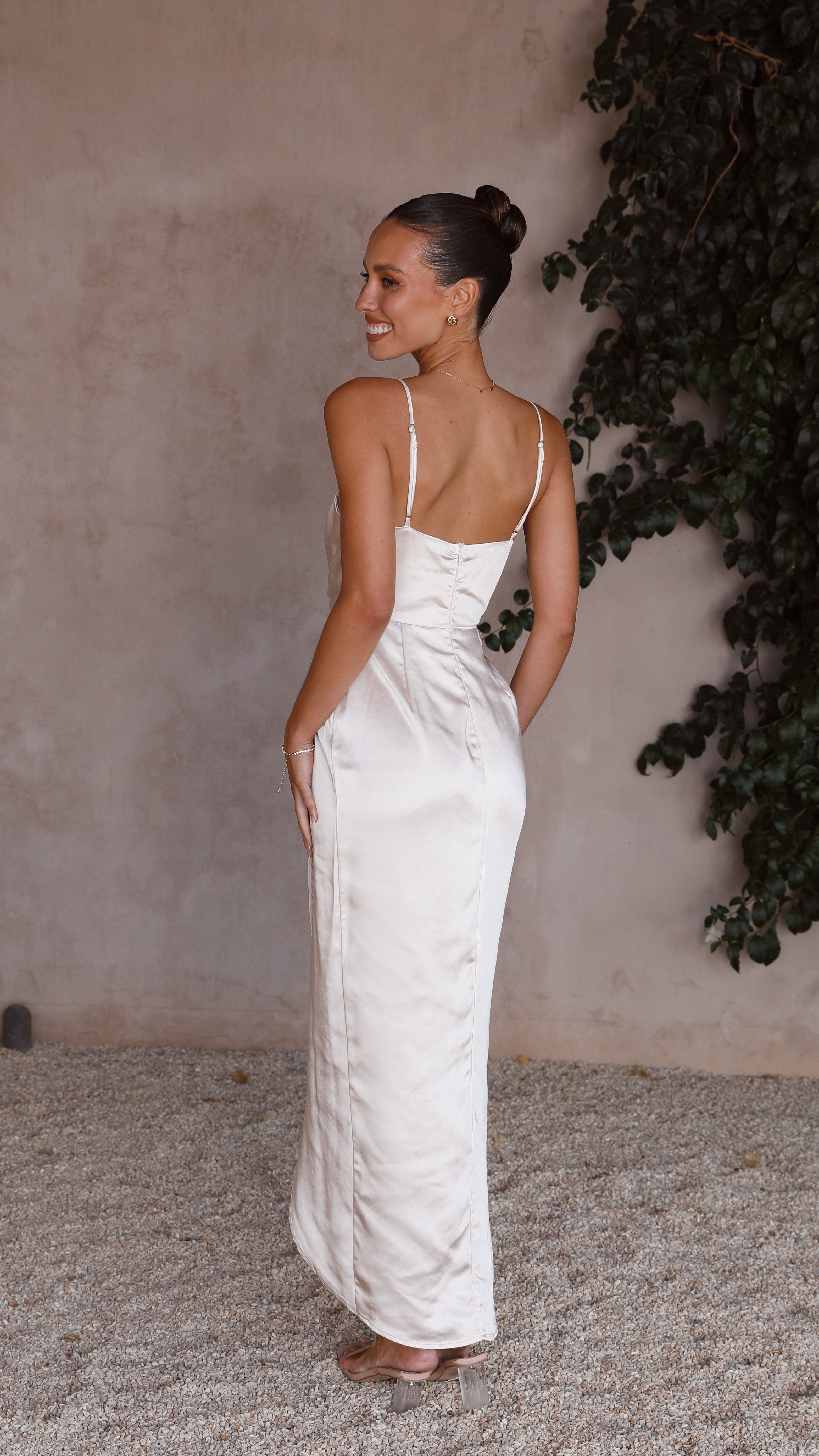 Tyra Maxi Dress - Champagne
