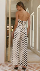 Jordin Scarf Top - Polka Dot